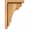 Ekena Millwork Pescadero Rough Sawn Corbel w/Backplate, Western Red Cedar, 6"W x 8"D x 12"H COR06X08X12PEC01RWR - alternate 4